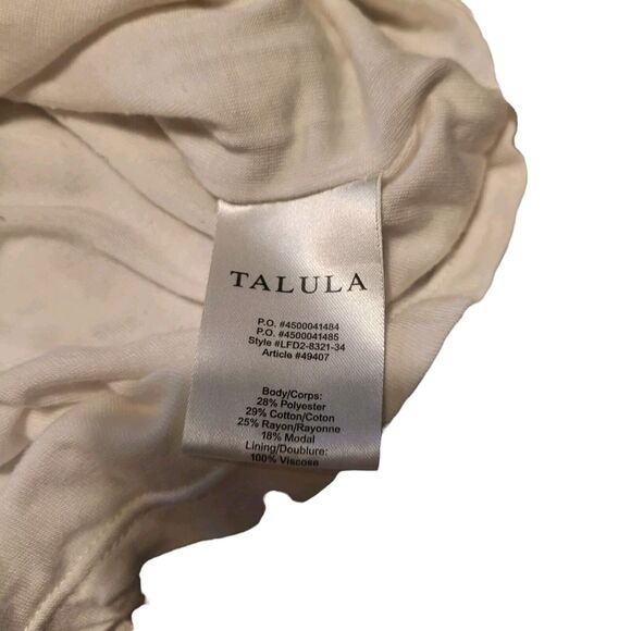 Talula girls lace zip up short sleeve dress, size 00 - Picture 3 of 3